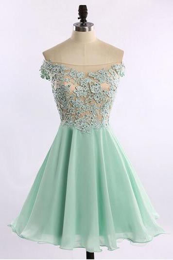 Tulle Homecoming Dresses,short Homecoming Dress,short Prom Dress,lace Appliques Prom Gown