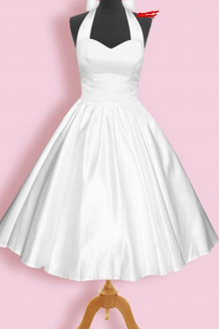 Vintage Prom Dress, White Prom Gowns,sweetheart Homecoming Dresses