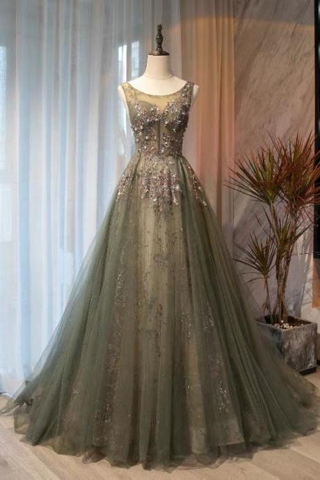 New style, v-neck prom dress,fairy elegant dress