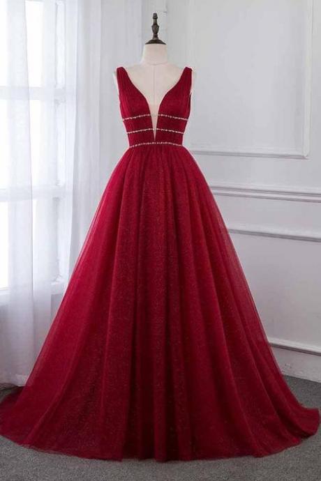 Prom Dress, Formal Dress, Evening Dress, Pageant Dance Dresses, School Party Gown