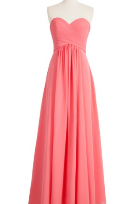 Elegant Sweetheart Chiffon And Lace Formal Prom Dress, Beautiful Long Prom Dress, Banquet Party Dress