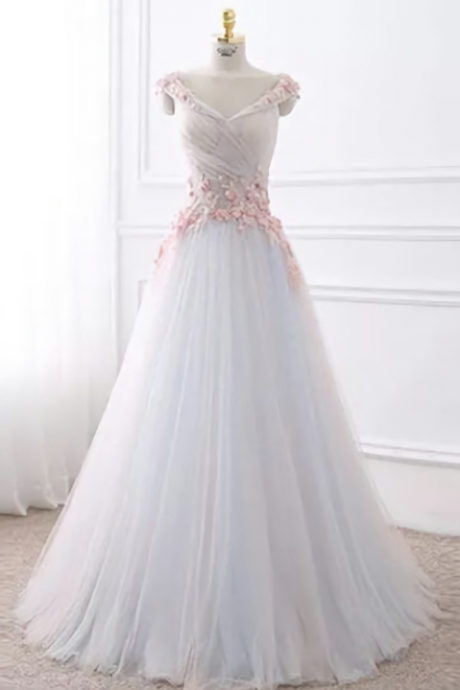 Elegant A Line Sexy Formal Prom Dress, Beautiful Long Prom Dress, Banquet Party Dress