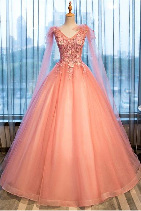 Elegant Sweetheart A-line Lace Tulle Formal Prom Dress, Beautiful Long Prom Dress, Banquet Party Dress