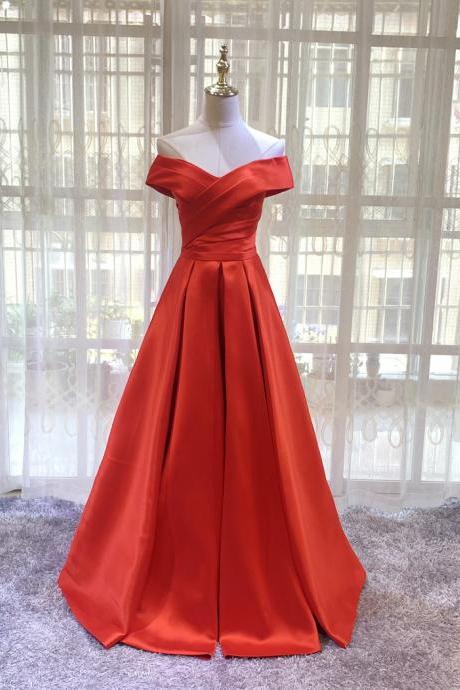 Elegant A-line Sweetheart Satin Formal Prom Dress, Beautiful Long Prom Dress, Banquet Party Dress