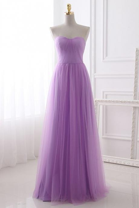 Elegant Sweetheart Off The Shoulder Tulle Formal Prom Dress, Beautiful Long Prom Dress, Banquet Party Dress