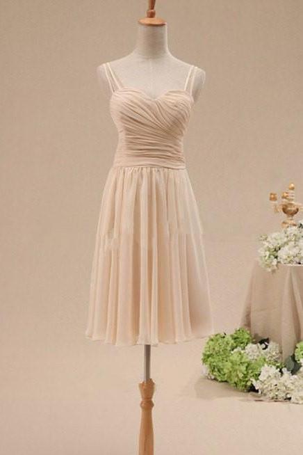 Elegant Sweetheart Chiffon Formal Prom Dress, Beautiful Short Prom Dress, Banquet Party Dress