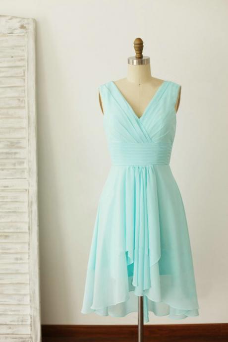 Elegant Sweetheart V-neckline Chiffon Formal Prom Dress, Beautiful Prom Dress, Banquet Party Dress