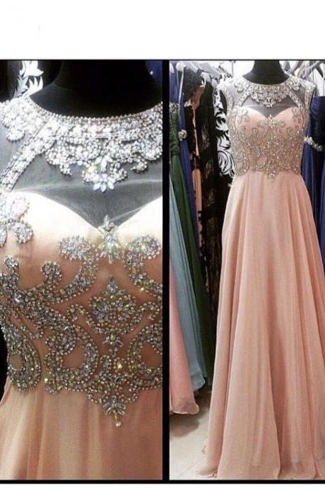 Prom Dresses,blush Pink Evening Gowns,sexy Formal Dresses,chiffon Prom Dresses,fashion Evening Gown,sexy Evening Dress,party Dress,bridesmaid