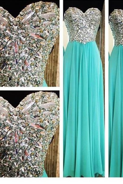 Blue Prom Dresses,elegant Evening Dresses,long Formal Gowns,beaded Party Dresses,chiffon Pageant Formal Dress