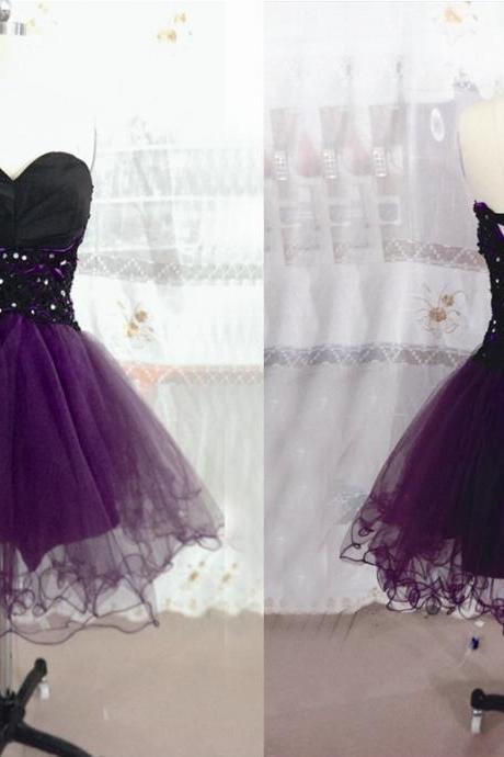 Homecoming Dress,tulle Homecoming Dress,grape Homecoming Dress,lace Homecoming Dress,short Prom Dress,country Homecoming Gowns,sweet 16