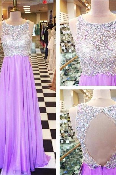 Lilac Prom Dresses,sparkly Prom Dress,sparkle Prom Gown,bling Prom Dresses,evening Gowns,2017 Evening Gown,beaded Formal Dress For Teen