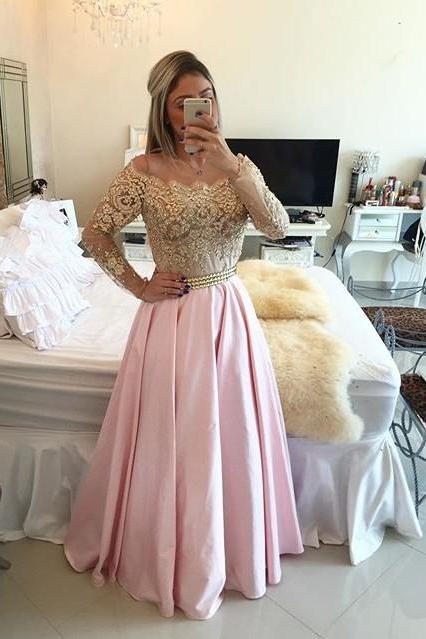 Pink Prom Dresses,pink Evening Gowns,simple Formal Dresses,prom Dresses,teens Fashion Evening Gown,beadings Evening Dress,pink Party