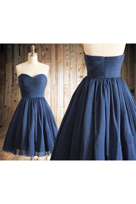  Homecoming Dress,Navy Blue Homecoming Dresses,Tulle Homecoming Dress,Party Dress,Prom Gown,Sweet 16 Dress,Cocktail Gowns,Short Evening Gowns