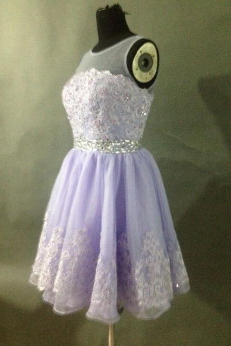 Lavender Homecoming Dress,lace Homecoming Dresses,short Prom Gown,homecoming Gowns,homecoming Dress,cute Homecoming Dresses,party Dress For