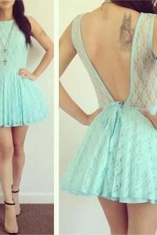 Lace Homecoming Dress,mint Green Homecoming Dress,mint Green Homecoming Dress,lace Homecoming Dress,short Prom Dress,country Homecoming