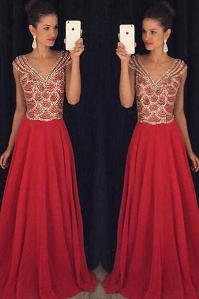 Red Backless Prom Dresses,red Prom Gowns,prom Dresses 2016, Party Dresses 2016,long Prom Gown,sexy Prom Dress,sparkle Evening Gown,sparkly Party