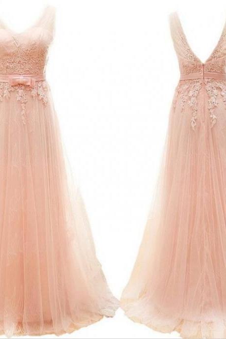 Blush Pink Prom Dresses,ball Gown Prom Dress,tulle Prom Dress,simple Prom Dress,tulle Prom Dress,simple Evening Gowns, Party Dress,elegant Prom