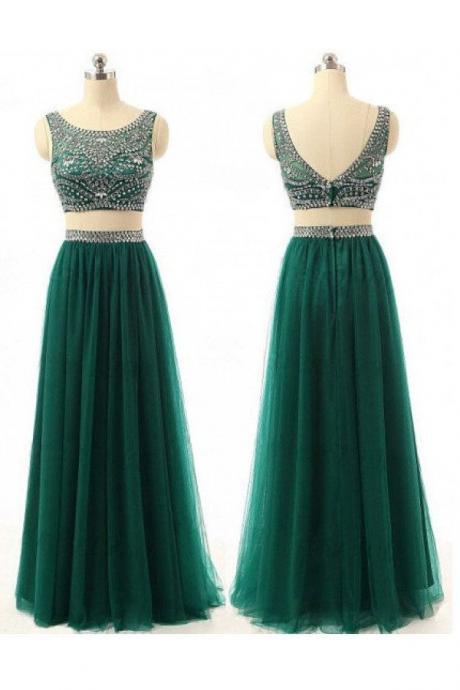 Prom Dress, Prom Gown,2 Pieces Prom Dresses,evening Gowns,2 Piece Evening Gown,prom Gowns