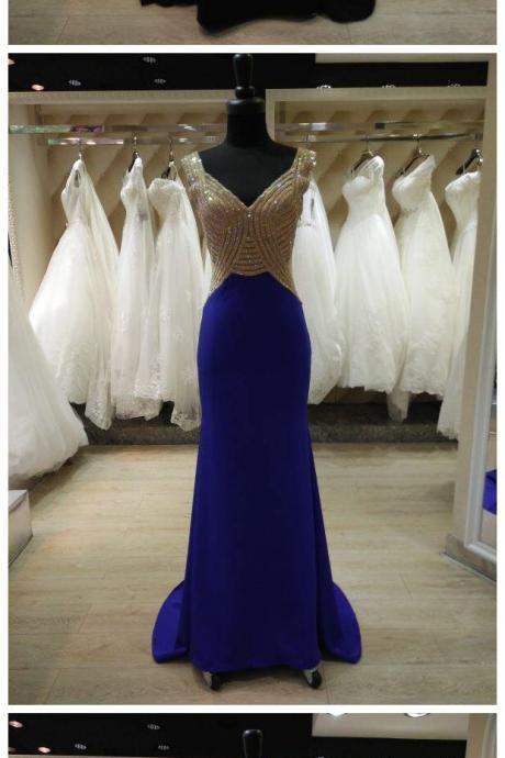 Mermaid Prom Dress, Long Prom Dress, Custom Prom Dress, Chiffon Prom Dress, Sexy Prom Dress Spandex Evening Dresses
