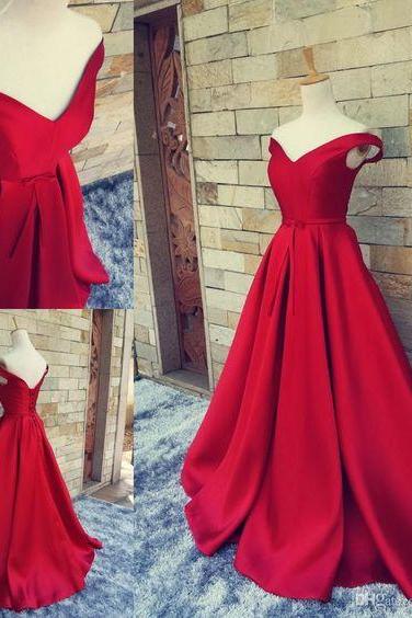 Red Prom Dresses,2017 Prom Dress,prom Dress,off The Shoulder Prom Dresses,formal Gown,sexy Evening Gowns,red Party Dress,mermaid Prom Gown For