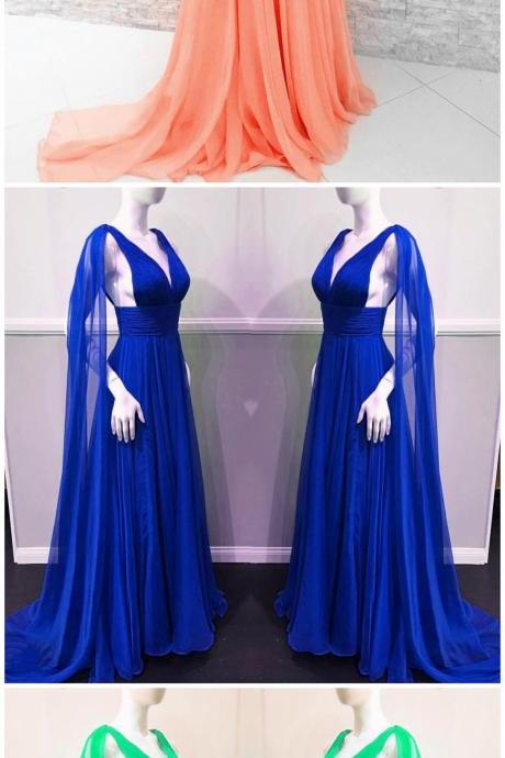 Prom Dress,modest Prom Dress,coral Prom Dresses,chiffon Evening Dresses,floor Length Dress,simple Evening Gowns,elegant Party