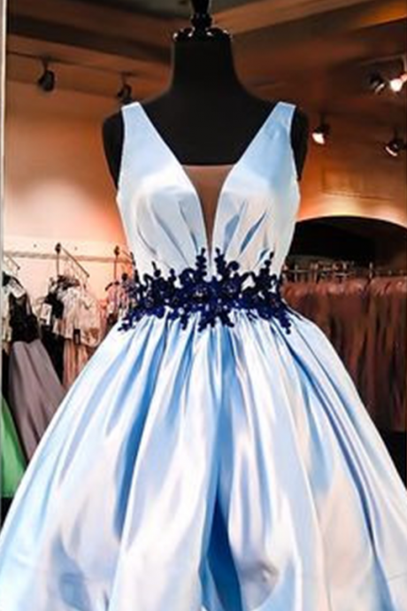 Satin Prom Dress,Sleeveless evening dress,Short Prom Dress,new fashion evening dress,2017 Prom Dress,