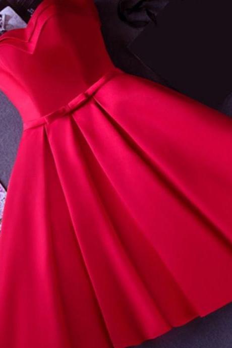 Red Prom Dress,Sweetheart Prom Dress,Mini Prom Dress,Fashion Homecomig Dress,Sexy Party Dress, New Style Evening Dress
