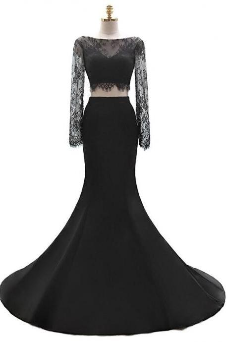 Prom Dress,black Long Prom Dresses,lace Party Dress Formal Dress,high Quality Graduation Dresses,wedding Guest Prom Gowns, Formal Occasion
