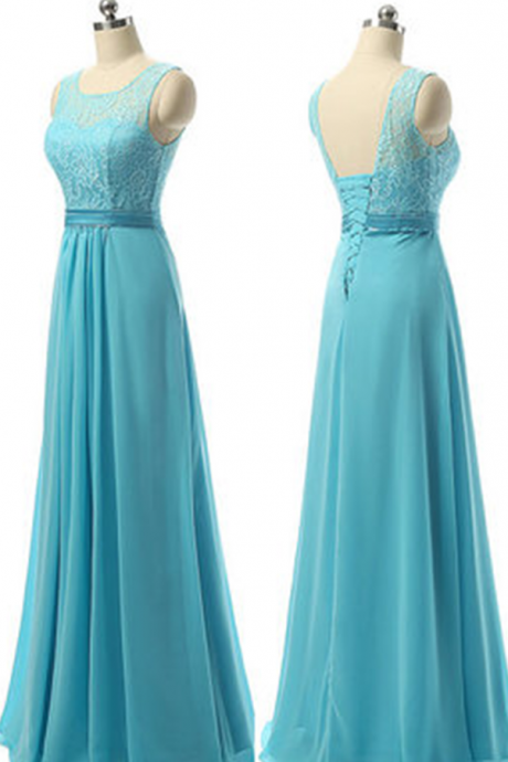 bridesmaid Dress,Sexy Turquoise bridesmaid dresses, lace bridesmaid dresses, lace up back bridesmaid dresses, cheap bridesmaid dresses, chiffon bridesmaid dress, long bridesmaid dress,Floor-length Prom Dresses,Wedding Guest Prom Gowns, Formal Occasion Dresses,Formal Dress