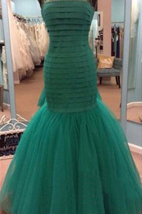 Long Prom Dress, Green Prom Dress, Mermaid Prom Dress, Prom Dress, Party Prom Dress, Formal Prom Dress, Evening Dress