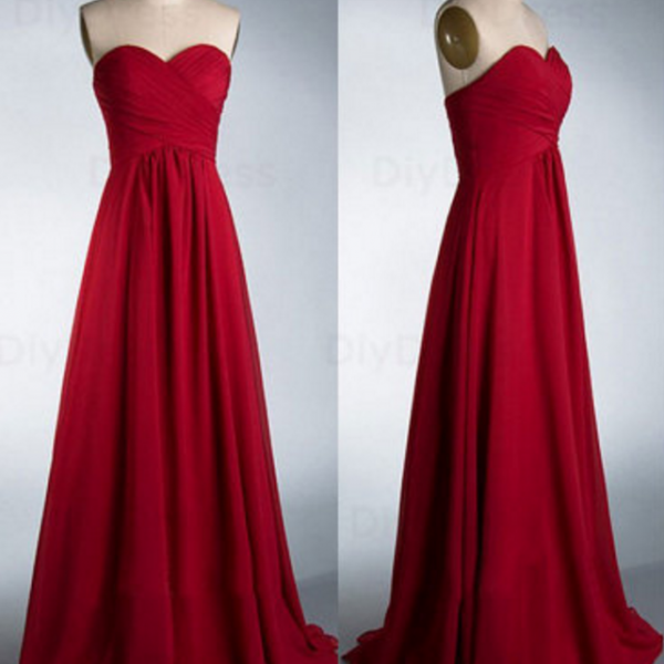 Long Chiffon Dress With Lace Bodice Peach