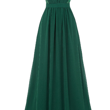 Sheer Sweetheart Neck Dark Green Long Evening Dress Formal Occasion ...