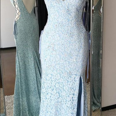 Stylish Mermaid One Shoulder Sleeveless Backless Sweep/Brush Train Prom Dress