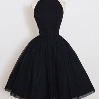 Black short homecoming dress