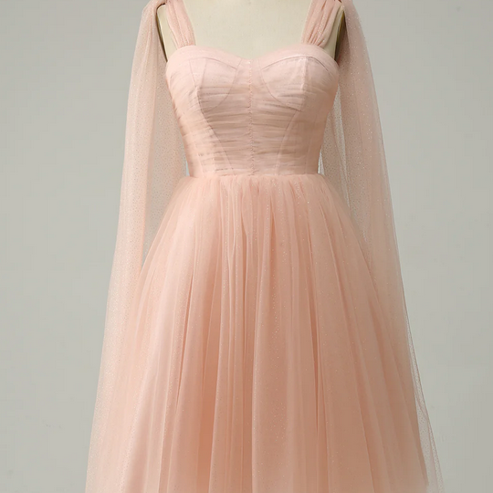 Elegant Simple Tulle Formal Prom Dress, Beautiful Prom Dress, Banquet Party Dress