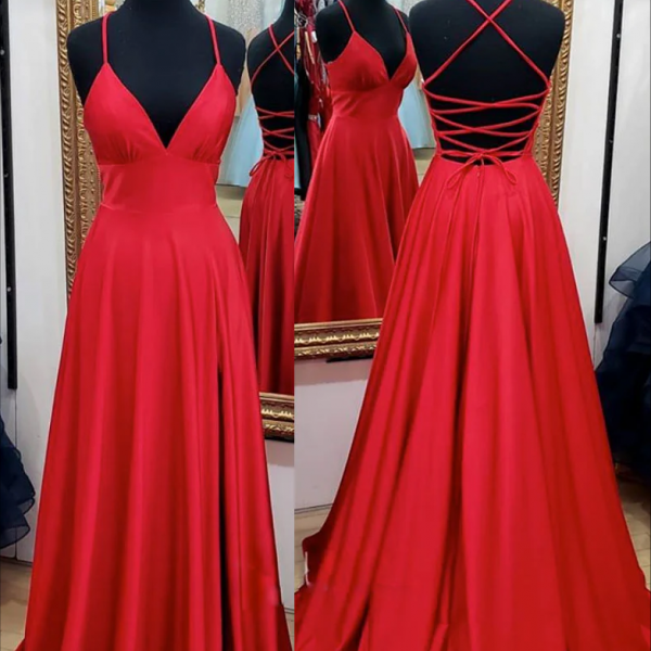 Black Lace Elegant Long Prom Evening Dress main image 1