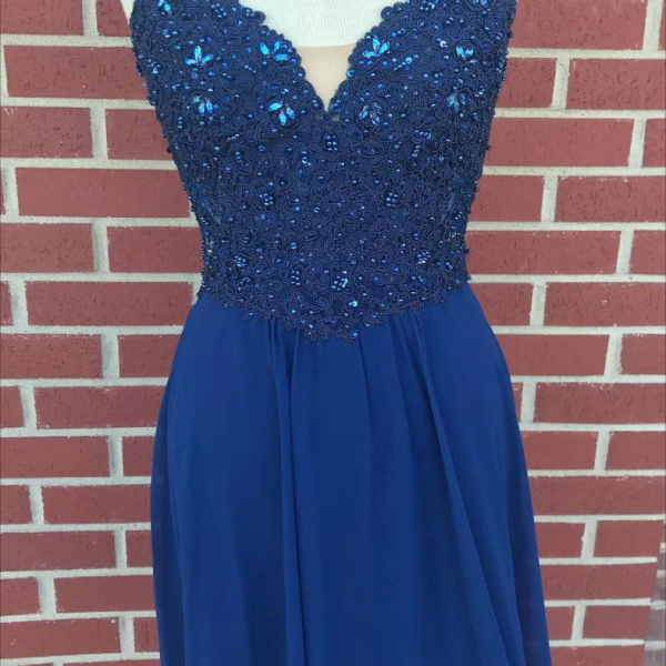 Prom Dresses With Lace Appliques & Beadings main image 1