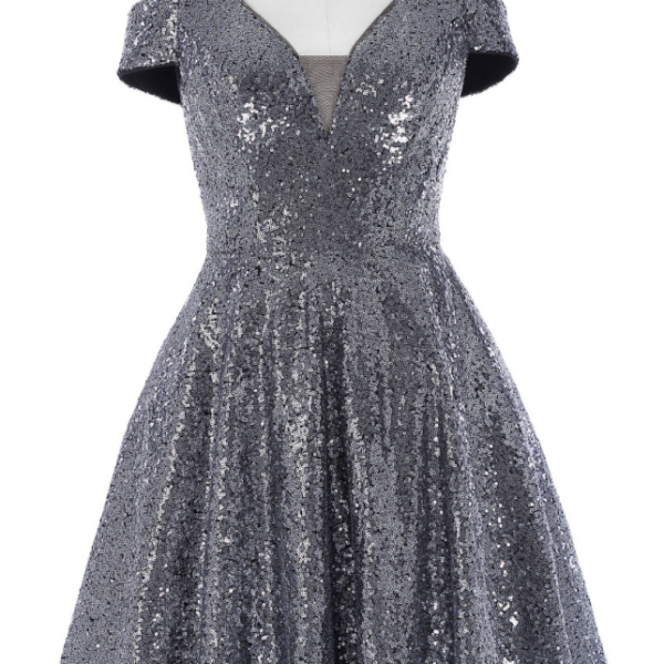 charcoal gray formal dresses Dark Grey Tulle Straps Long Beaded Party Dress, Grey Long Formal Dresses  Prom Dress cg11411 main image 0