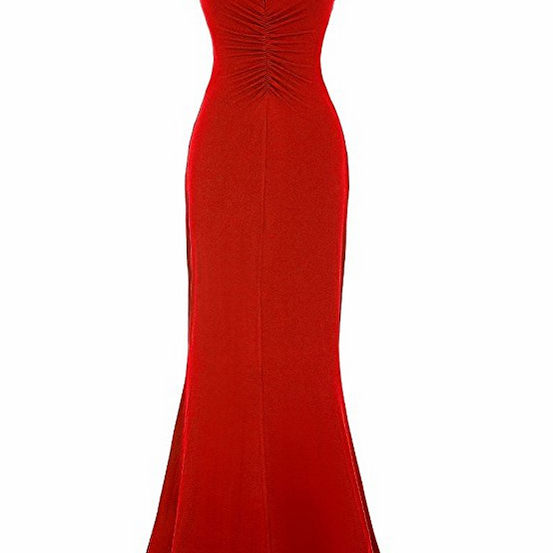 Gorgeous Mermaid Halter Sleeveless Beading Tulle Prom Dresses main image 1
