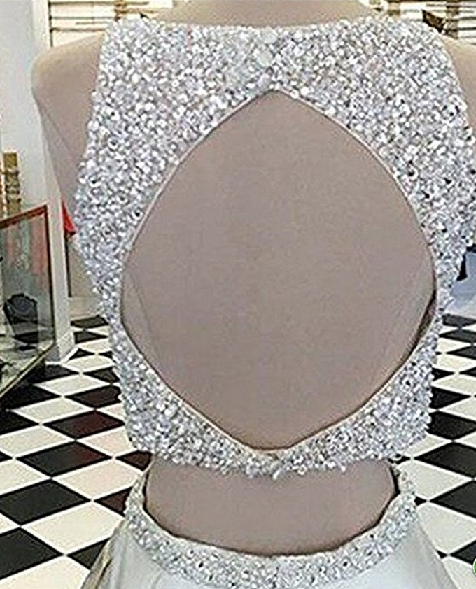 A-Line V-Neck Long/Floor-Length Organza Prom Dress/Evening Dress With Appliqued Ruffles and Regular Straps Simple gentle atmospheric and unique design main image 0