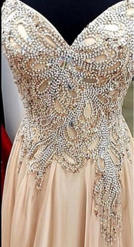 Chiffon Wrap-Front Beaded Long Sleeve Formal Dress Jade main image 1