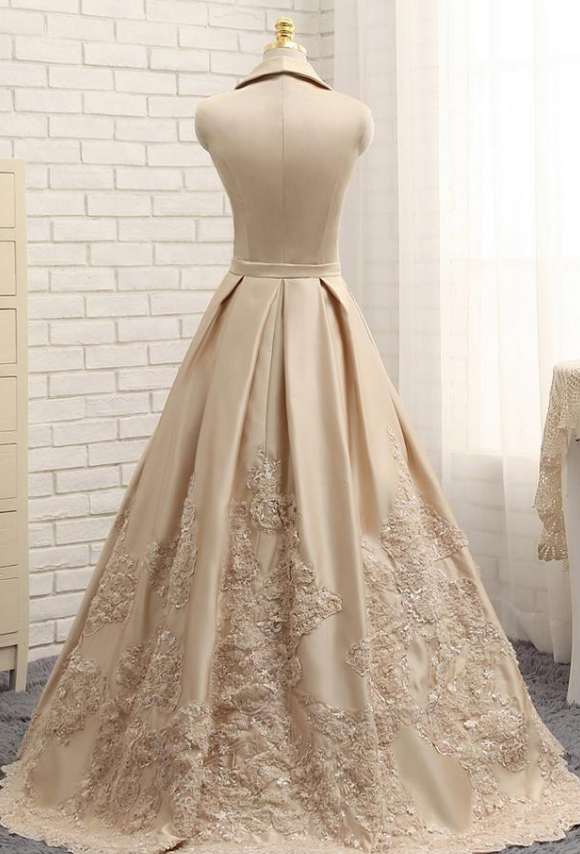 A-Line Knee-length V-neck Cap Sleeves Satin Dress Lavender