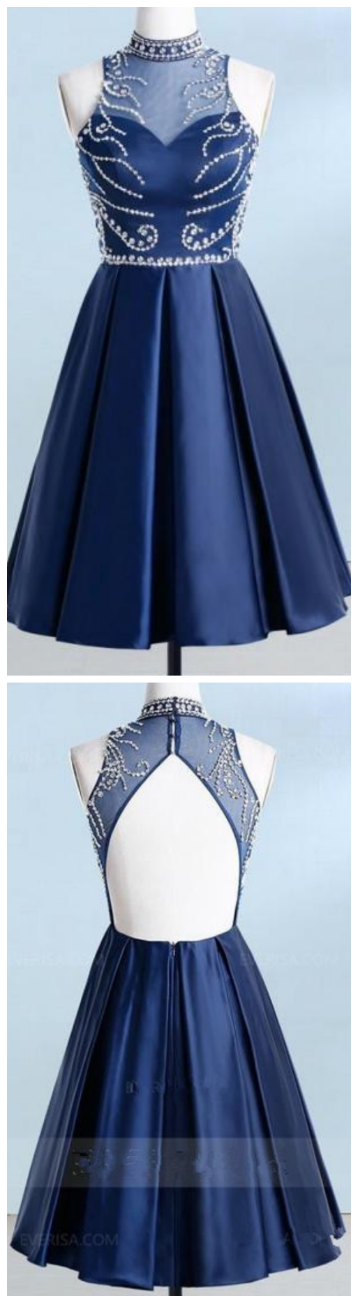 navy formal dress Zapakasa Women Beaded Prom with Ruffles Mermaid Evening neck:22 Free Living Rooms Decor Carol