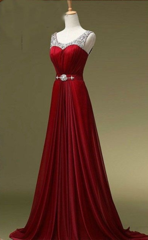 Long Evening Dress Fashion Women Chiffon Formal Dresses Party Evening