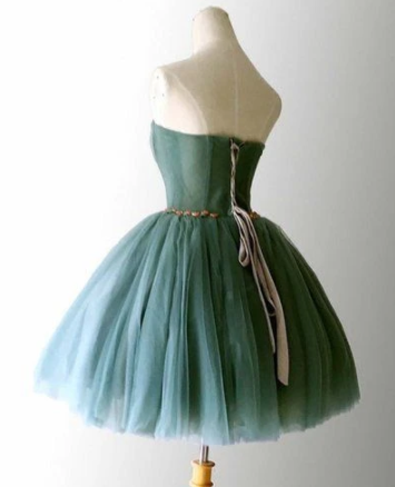 Cute Ball Gown Square Neckline Short Sleeves Short Homecoming Dress main image 1