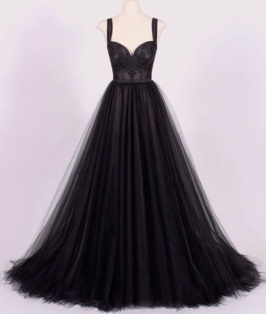 Pretty A Line Halter Tulle Long Prom Dresses Formal Evening Dresses