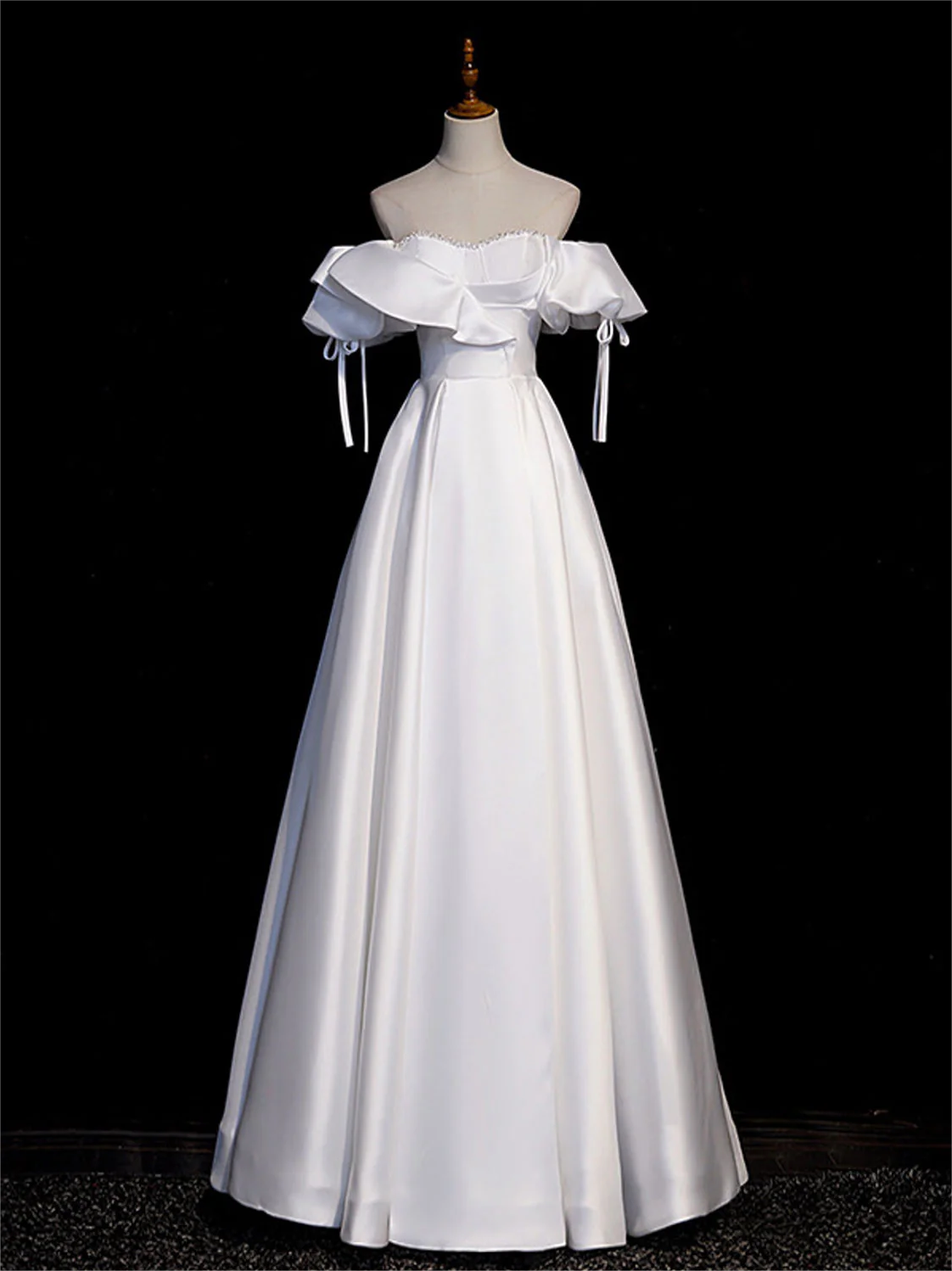 White A Line Prom Dress Prom Dress White A Line Dress Uk A-line Tulle Prom