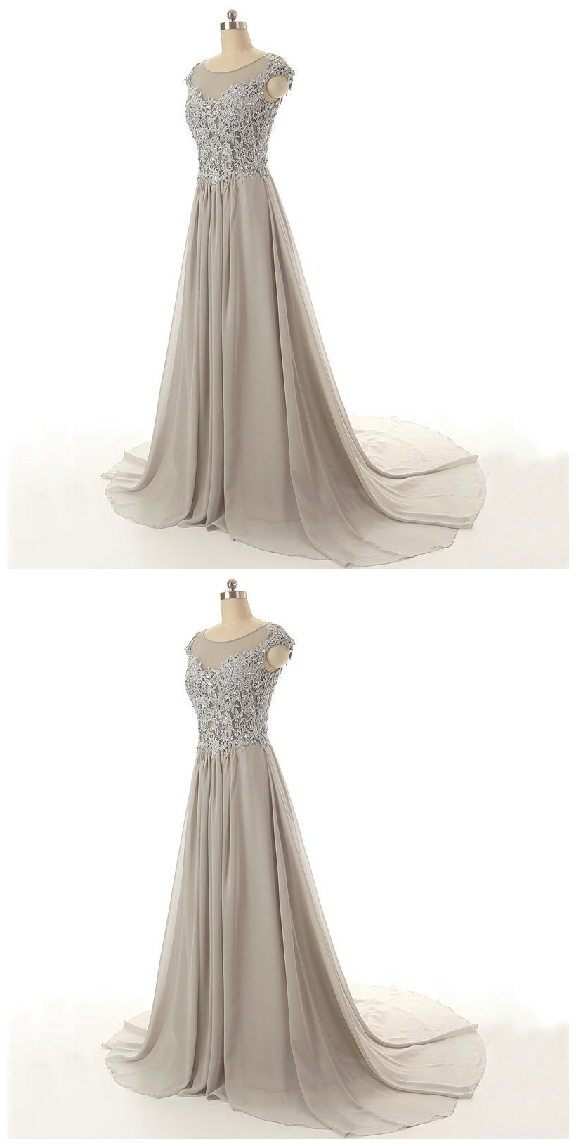 Elegant Sleeveless Prom Dress,a-line Prom Dresses,evening Dress on Luulla